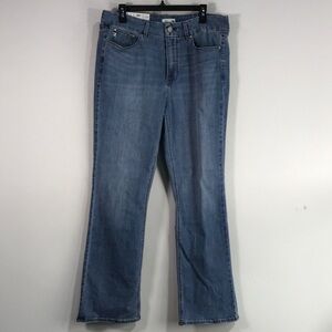 Seven7 Tummyless Bootcut Denim Jean, Women's Size 14 - City Breeze Blue